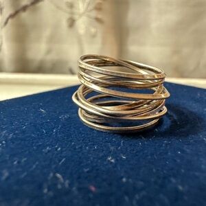Sterling Silver Spiral Coil Ring